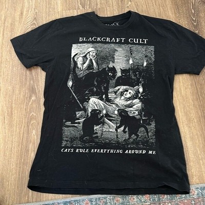 BlackCraftCult Cats Rule everything around me T shirt