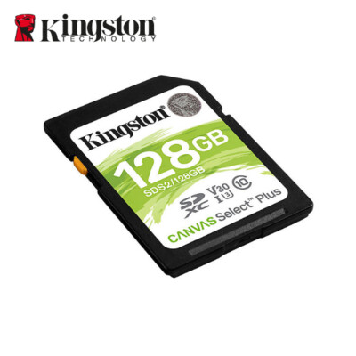 Kingston NEW 128G Canvas Select Plus C10 UHS-I U1 SD Memory Card HD Video 100MBs
