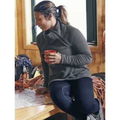 

Пуловер ATHLETA Cozy Karma Asym  XX-Small | Темно-серый топ НОВИНКА