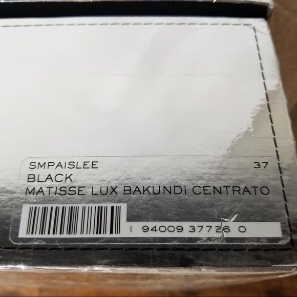 Pre-owned Sigerson Morrison Women's Black Paislee Croc Leath Knee High Boot 37- 0162, 0163