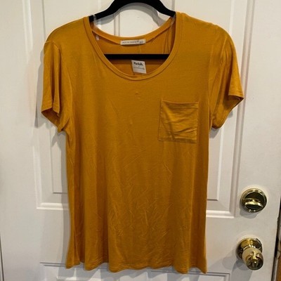 Active Basic Gold Stretch Top Medium