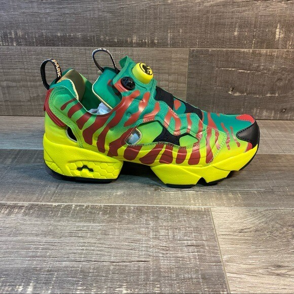 Pre-owned Reebok X Jurassic Park Limited Edition Giant Size Fury Instapump In Multicolor