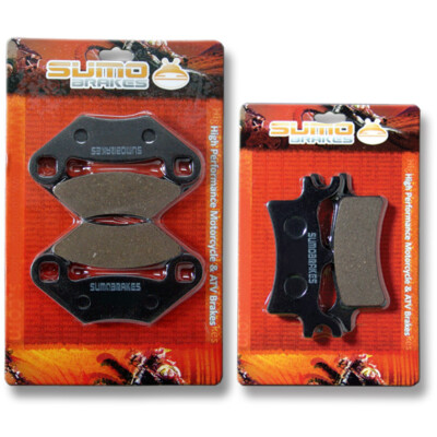 Front and Rear Brake Pads for Polaris Sportsman 500 600 700 800 / Trail Boss 330