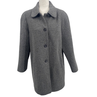 London fog full length wool best sale coat