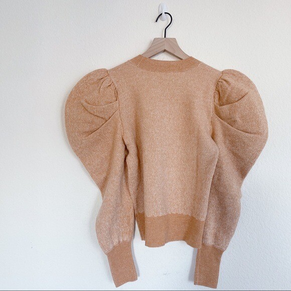 Pre-owned Ulla Johnson Marin 100% Wool Pullover Color: Amber Size P (fits Like Us2/4) In Orange