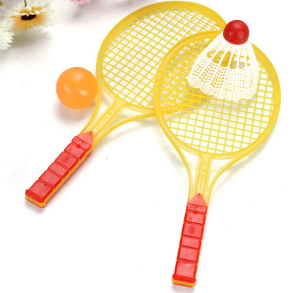 Set 2 Racchette Tennis Pallina Volano Gioco Giocattolo Bimbo Bambino dfh