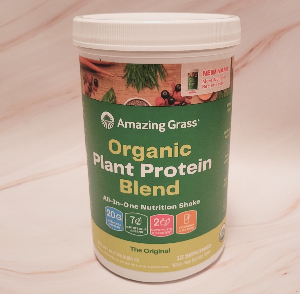 Amazing Grass Organic Plant Protein 20g Original Blend, 14.8