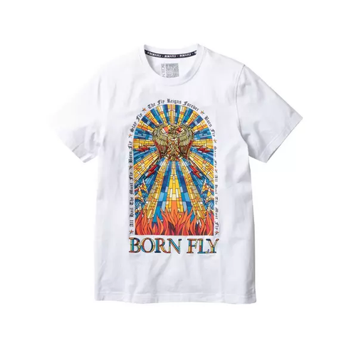 

Мужская футболка Born Fly White All Hail, White/multi-colored