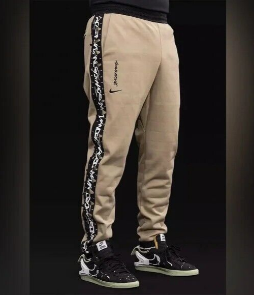 Nike x Acronym Track Pants Men Medium Tan Panel Stripe