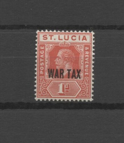 No: 99875 - ST LUCIA - AN OLD STAMP w. OVERPRINT "WAR TAX" - MH!!