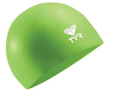 Силиконовая шапочка для плавания без морщин для детей - Apple Green