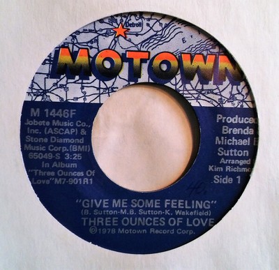 Three Ounces Of Love - Give Me Some Feeling / Does Your Chewing Gum Lose Its Fla