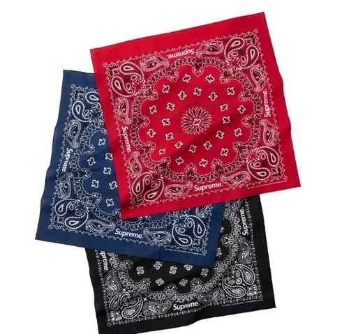 supreme シュプリーム　Hav-A-Hank Bandanas SS24 Supreme x Hav-A-Hank bandanas ( pack of 3 ) Navy Red