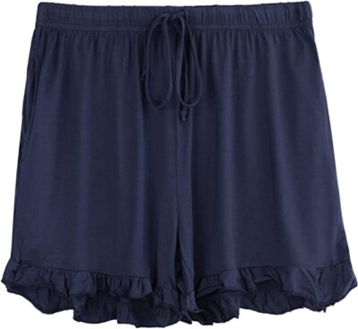 Irdcomps Women's Pyjama Bottoms Cotton Pajama Shorts Soft Sleep Shorts Size L