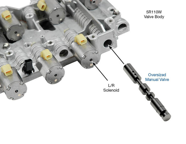 5R110W Transmission Manual Valve Oversized Sonnax 36940-11