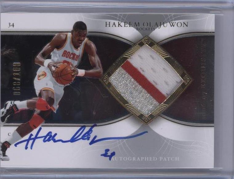 2006-07 Upper Deck Exquisite Collection - Hakeem Olajuwon #AP-HO