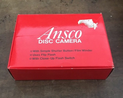 Vintage Ansco Disc Camera w/ Original Packaging