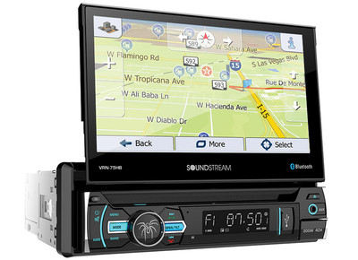 SOUNDSTREAM VRN-75HB DVD MP3 CD PLAYER 7 TOUCHSCREEN GPS NAVIGATION BLUETOOTH