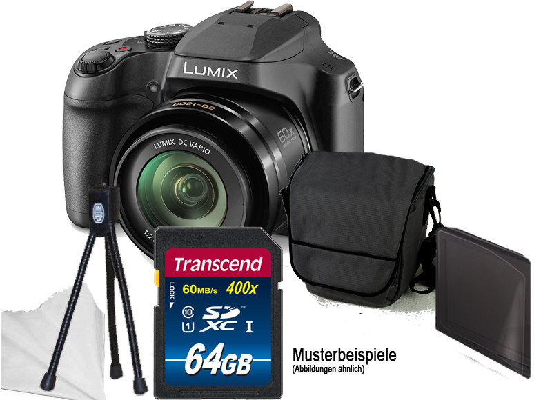 PANASONIC LUMIX DC-FZ83 EG 64GB KOMPLETTSET ! DIGITALKAMERA FZ82 / FZ83 ...