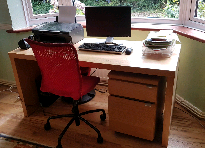IKEA Desk, drawer and swivel chair set | in Fareham ...