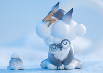 POP MART / modoli mood weather Pressure Thunder Mini Design Figure Toy Gift