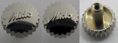 NEW Mido s. steel crown model 4.8-3.5-4.0 diameter 4.7 mm