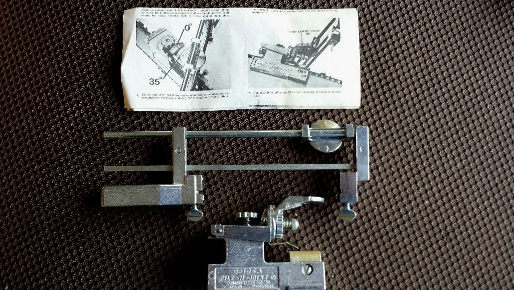 NOS, Granberg File N Joint Bar Mount Chain Saw Sharpener G-106A. With Box