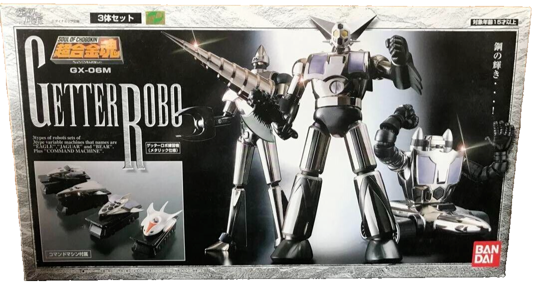 BANDAI Soul of Chogokin GX-06 Getter Robo Action Figure