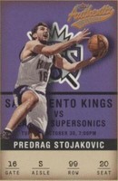2001-02 Fleer Authentix - Peja Stojakovic #99
