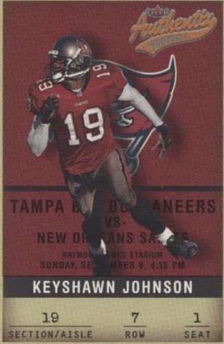 2002 Fleer Authentix Keyshawn Johnson #7