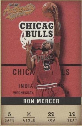 2001-02 Fleer Authentix - Ron Mercer #29