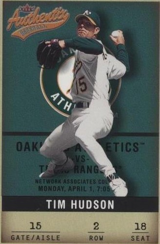 2002 Fleer Authentix - Tim Hudson #2