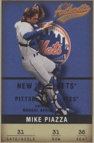 2002 Fleer Authentix - Mike Piazza #31