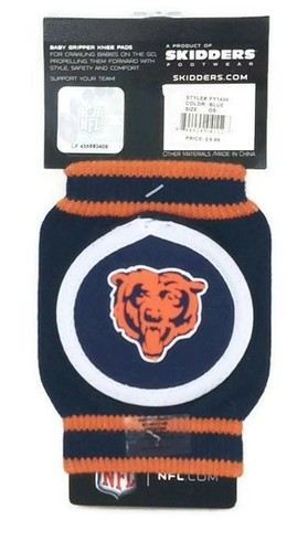 NFL Chicago Bears Football Baby Knee Pads Traction Grippers  6-18 months NEW NWT