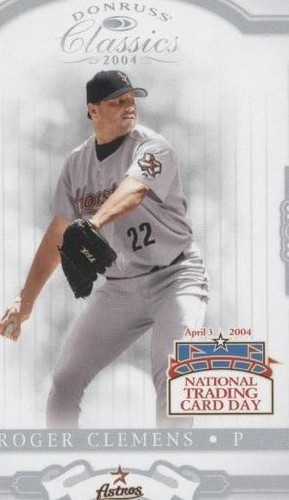 2004 National Trading Card Day - Roger Clemens #DP-2