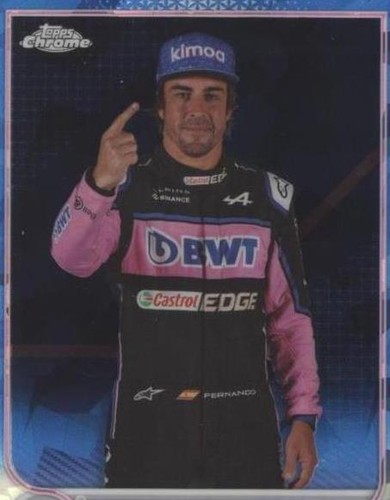 2022 Topps Chrome Sapphire Edition Formula 1 - Fernando Alonso #13