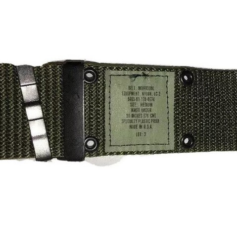 Genuine US Military Issue Pistol Belt Tactical/Utility Quick Release OD - MEDIUM