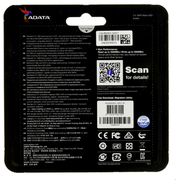 Adata Ultimate Su650 1gb Sata Iii 3d Nand 2 5 Inch Asu650ss 1gt R Storepaperoomates Shop Cheapest Online Global Marketplace