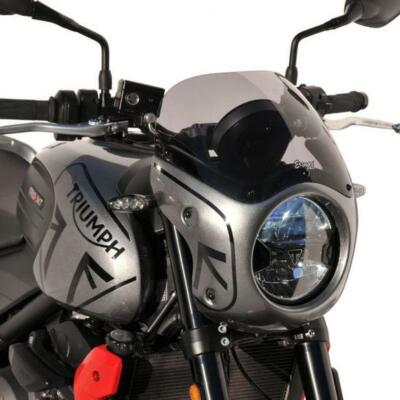 Ermax Screen Fairing Deflector Silver Ice Decals Triumph