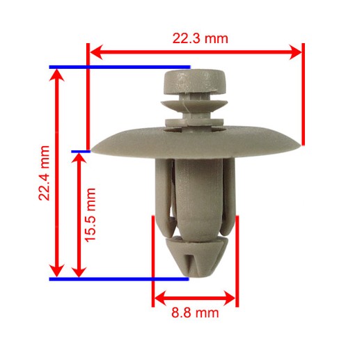 200 Door Trim Panel Clip Push Type Retainer Rivet 0WX68XDB ... f body gm wire harness clips 
