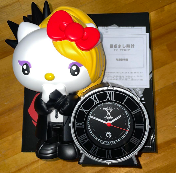 新品未使用 SEIKO yoshikitty voice alarm clock SEIKO VOICE ALARM CLOCK YOSHIKITTY KITTY COLLABORATION