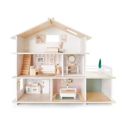 Doll houses 2024 with furniture included