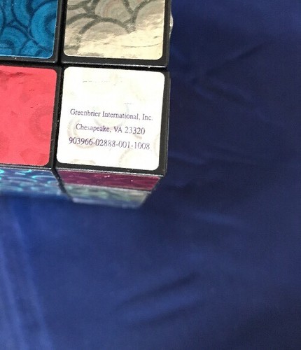 VINTAGE RUBICS CUBE 3x3 Holographic Foil Greenbriar International Inc.