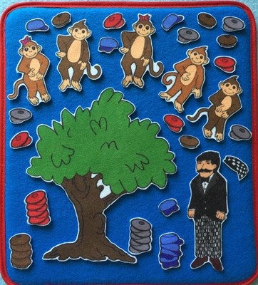 Caps for Sale Felt / Flannel Board Set 