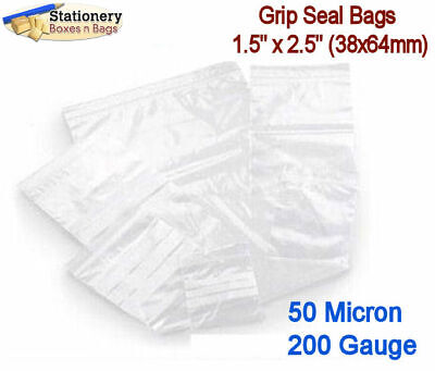5/" x 7.5/" 100 Grip Seal Resealable Bags GL9