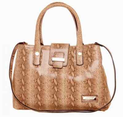 Bijoux Python Print Leather Office Handbag/Tote Bag/Shoulder Italian Bags/Italy