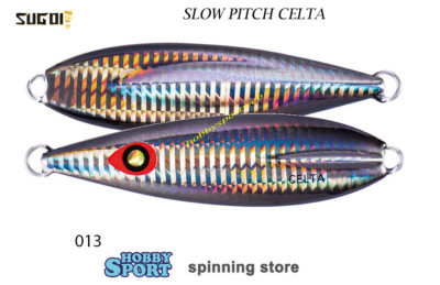 SLOW PITCH CELTA SUGOI JIG  80 GR COL.013 SMOKE SILVER PESCA MARE BARCA