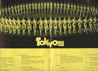 Tokyo 1961 Souvenir Program Falkoner Center Copenhagen Denmark