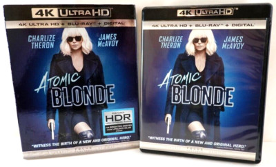 Atomic Blonde 4K Blu-Ray - w/Slipcover + Insert