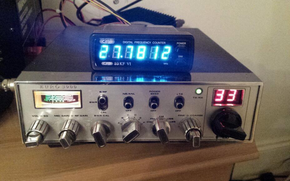Euro 3900 cb with frequency counter and power supply in Bathgate
